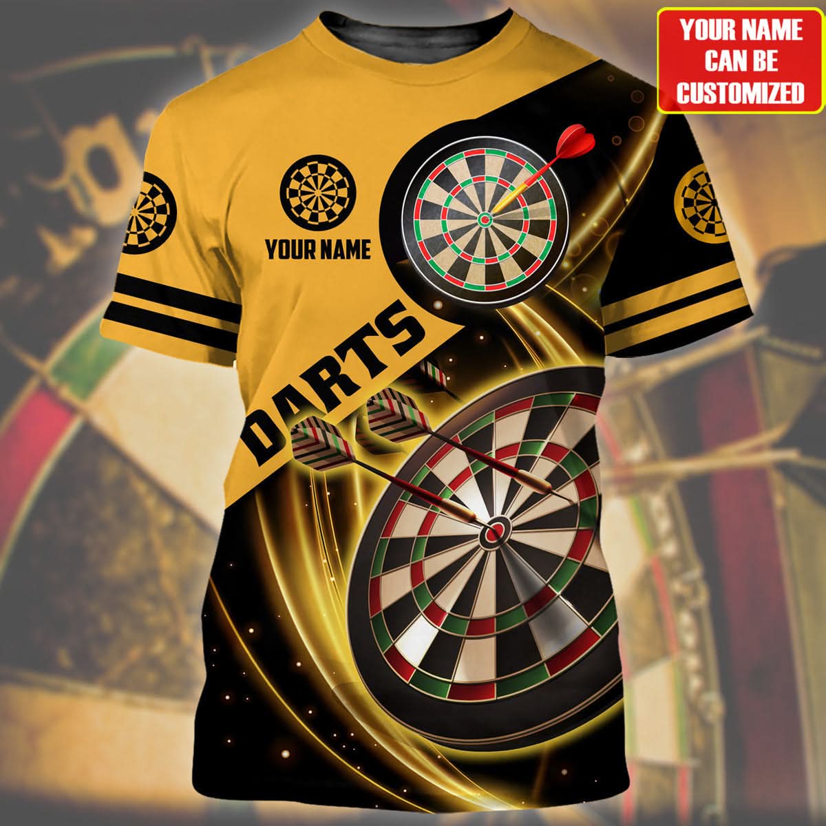 Personalized Name Darts Player All Over Printed Unisex Shirt - LP01
