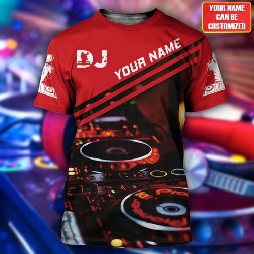 Personalized Name DJ 55 All Over Printed Unisex Shirt