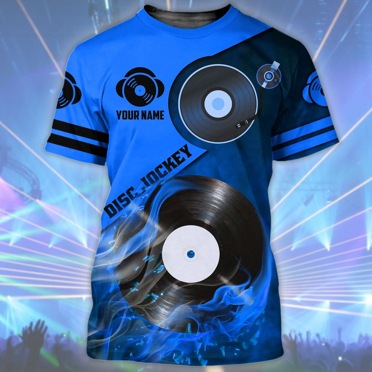 Personalized Name DJ Disc Jockey 63 All Over Printed Unisex Shirt