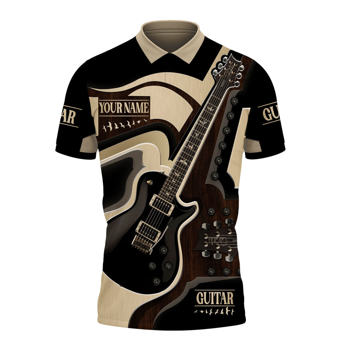 Personalized Name Electric Guitar , Guitar NP11 All Over Printed Unisex Shirt