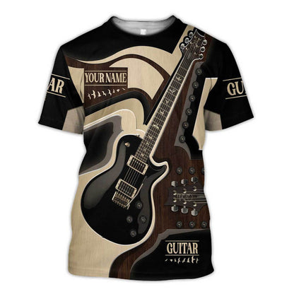 Personalized Name Electric Guitar , Guitar NP11 All Over Printed Unisex Shirt