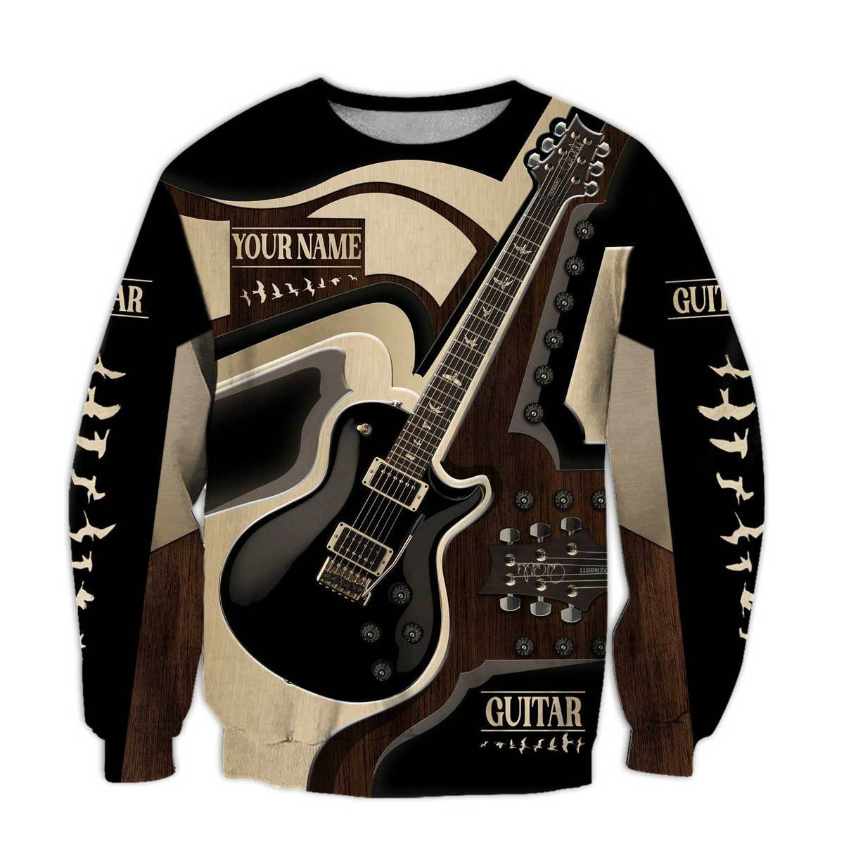 Personalized Name Electric Guitar , Guitar NP11 All Over Printed Unisex Shirt