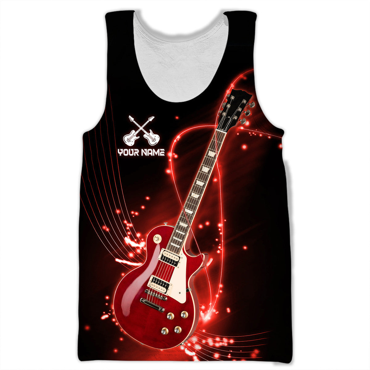 Personalized Name Electric Guitar 11 All Over Printed Unisex Shirt