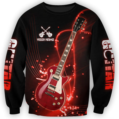 Personalized Name Electric Guitar 11 All Over Printed Unisex Shirt