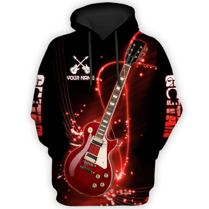 Personalized Name Electric Guitar 11 All Over Printed Unisex Shirt