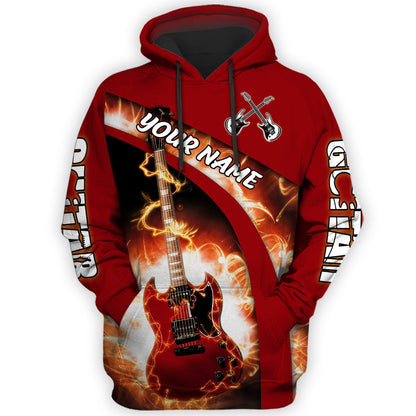 Personalized Name Guitar19 All Over Printed Unisex Shirt