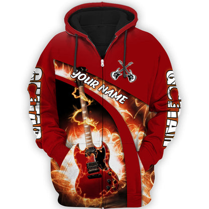 Personalized Name Guitar19 All Over Printed Unisex Shirt