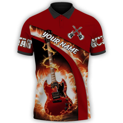 Personalized Name Guitar19 All Over Printed Unisex Shirt