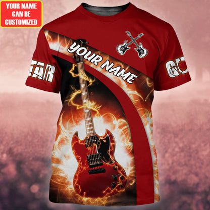 Personalized Name Guitar19 All Over Printed Unisex Shirt