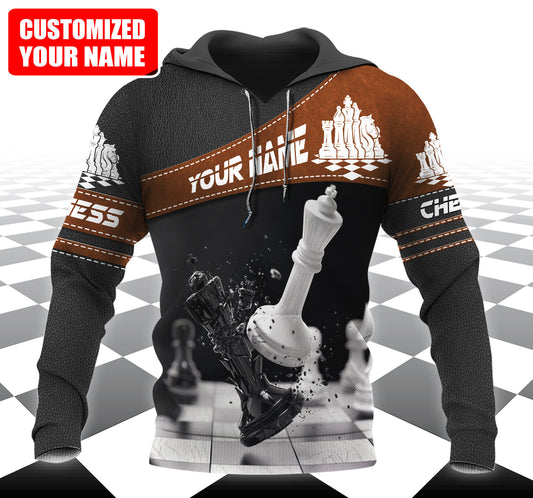 Personalized Name Chess Art All Over Printed Unisex Shirt