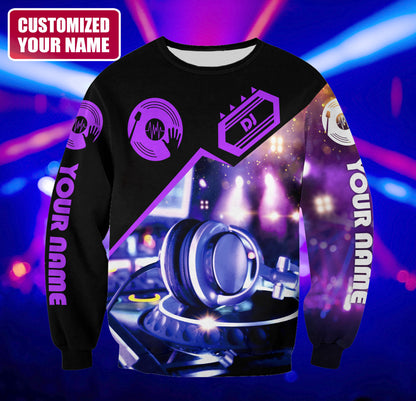 Personalized Name DJ Disc Jockey All Over Printed Unisex Shirt