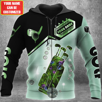 Personalized Name Golf All Over Printed Unisex Shirt