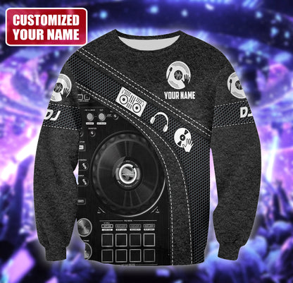 Personalized Name DJ Disc Jockey 3 All Over Printed Unisex Shirt