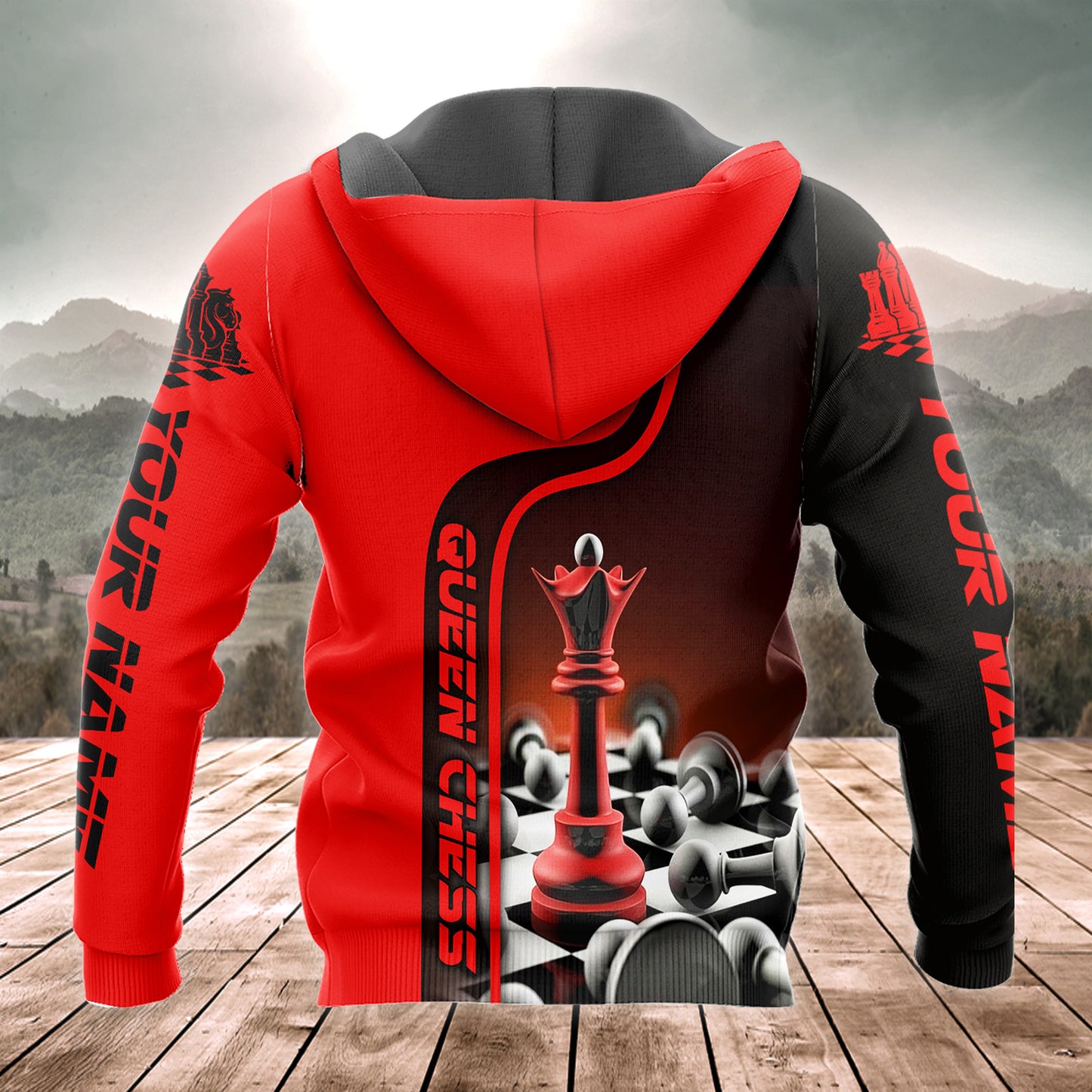 Personalized Name Queen Chess Make Your Move All Over Printed Unisex Shirt