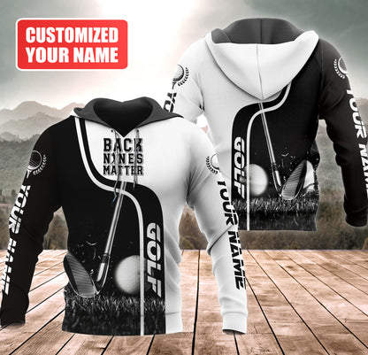 Personalized Name Golf Back Nine Matter All Over Printed Unisex Shirt