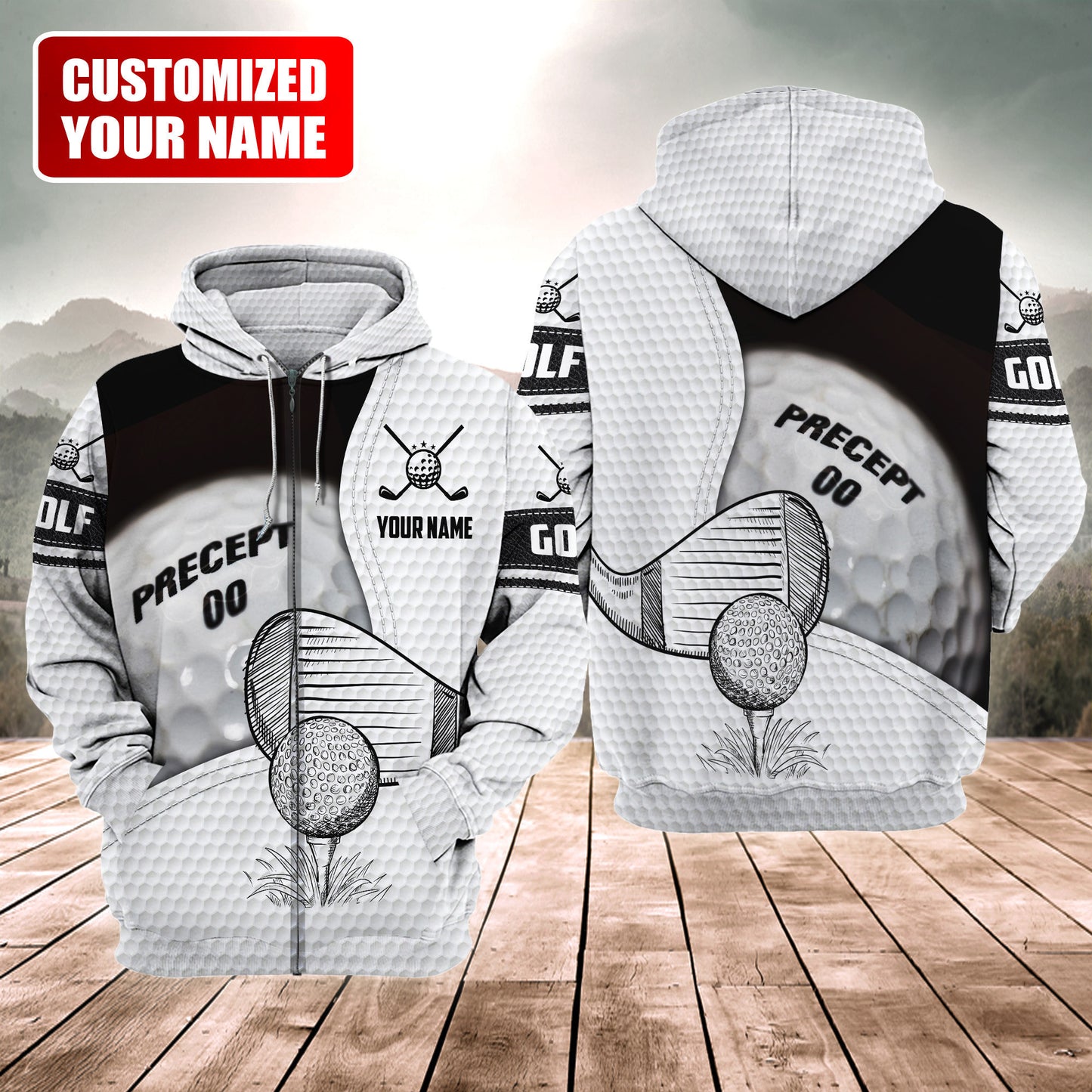 Personalized Name Golf Q3 All Over Printed Unisex Shirt