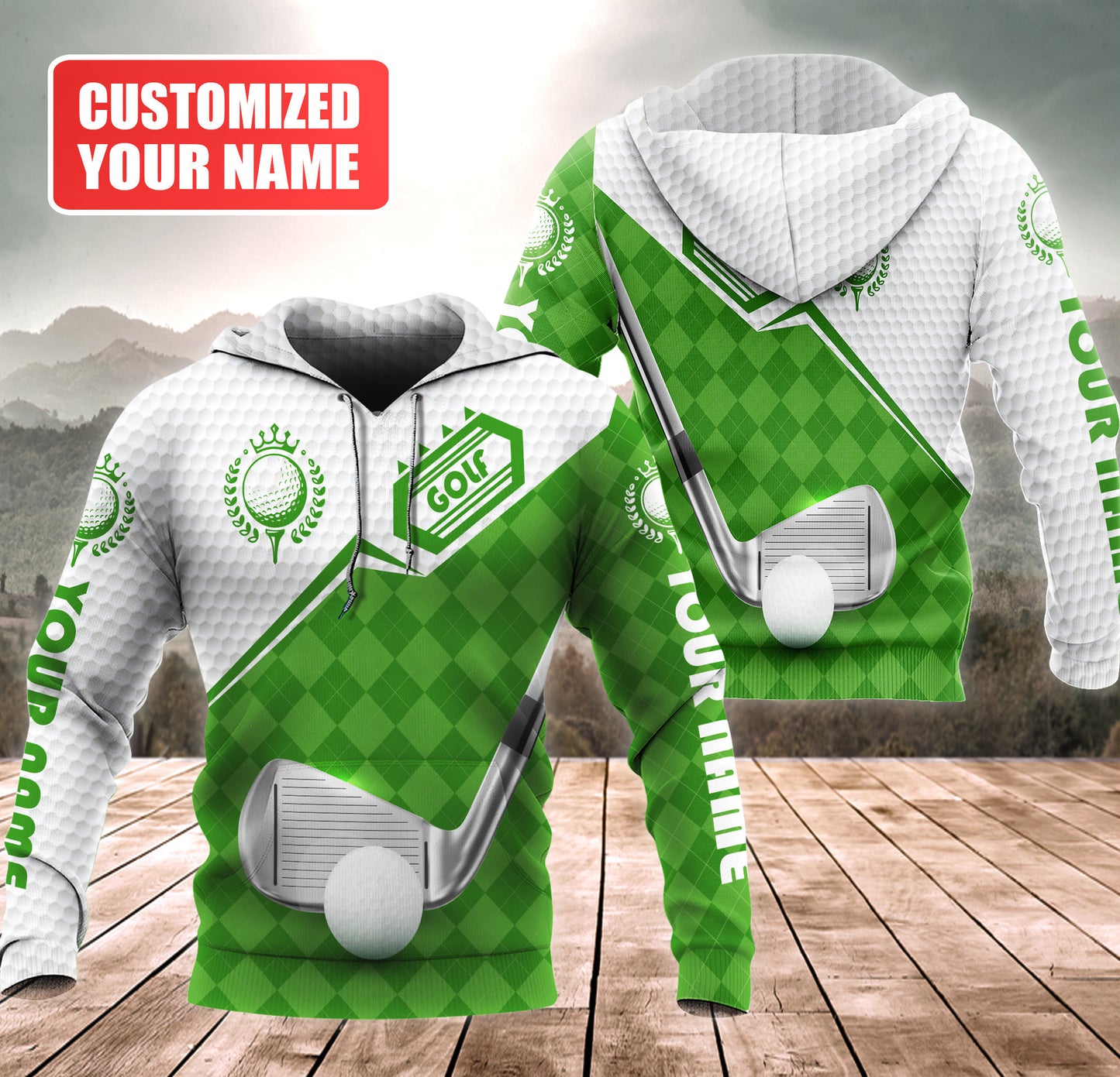 Personalized Name Golf Q6 All Over Printed Unisex Shirt