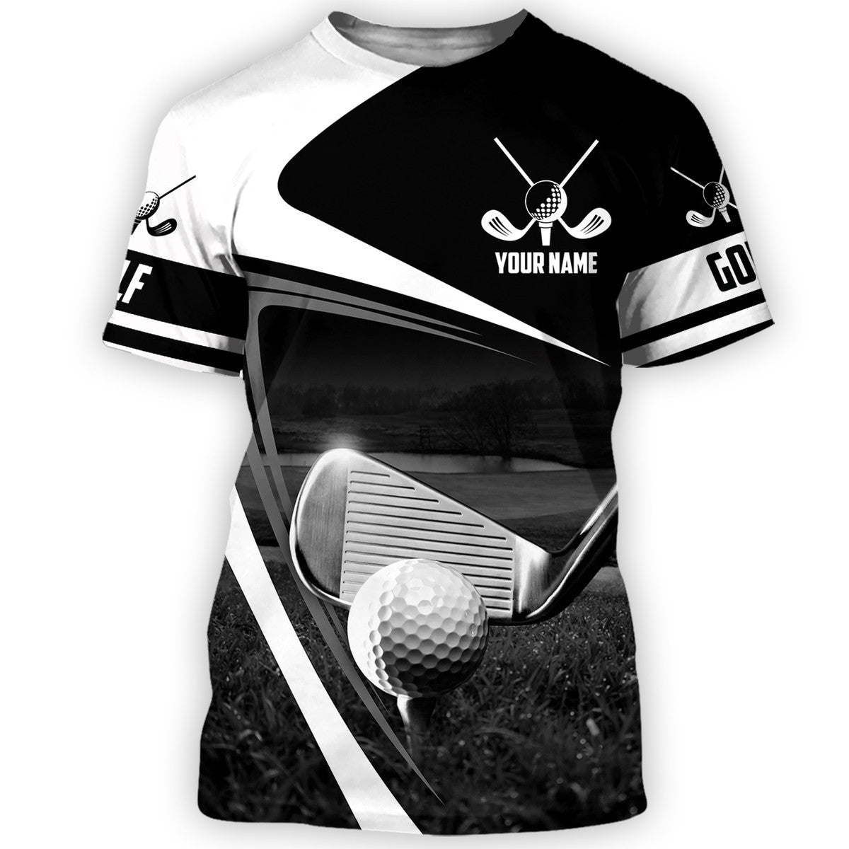 Personalized Name Golf Q4 All Over Printed Unisex Shirt