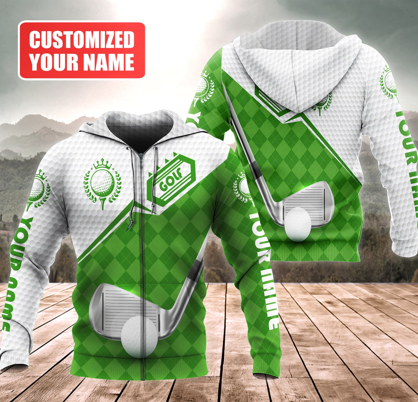 Personalized Name Golf Q6 All Over Printed Unisex Shirt