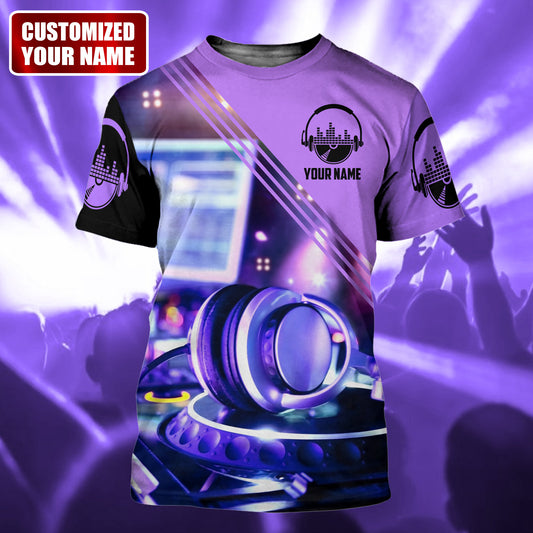 Personalized Name DJ Disc Jockey Q3 All Over Printed Unisex Shirt