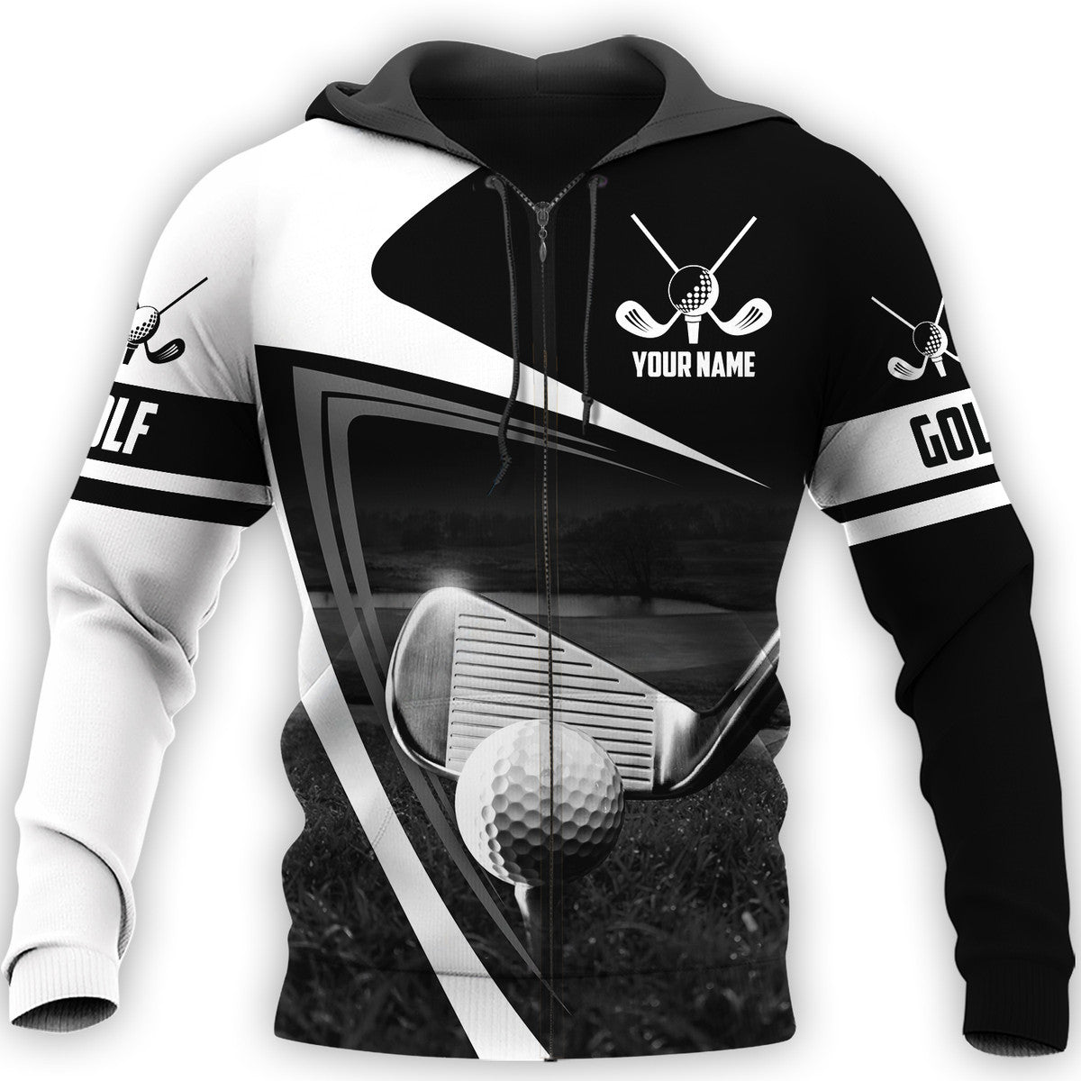 Personalized Name Golf Q4 All Over Printed Unisex Shirt