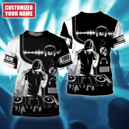 Personalized Name DJ Disc Jockey Q7 All Over Printed Unisex Shirt Q050405