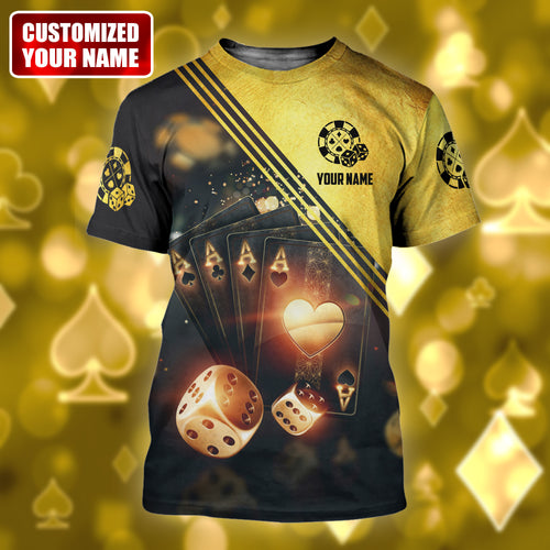 Personalized Name Poker Q6 All Over Printed Unisex Shirt