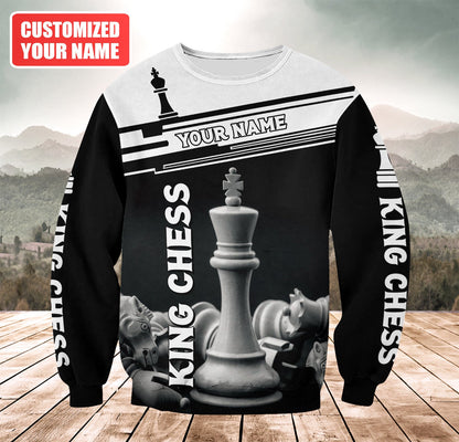 Personalized Name King Chess Q5 All Over Printed Unisex Shirt
