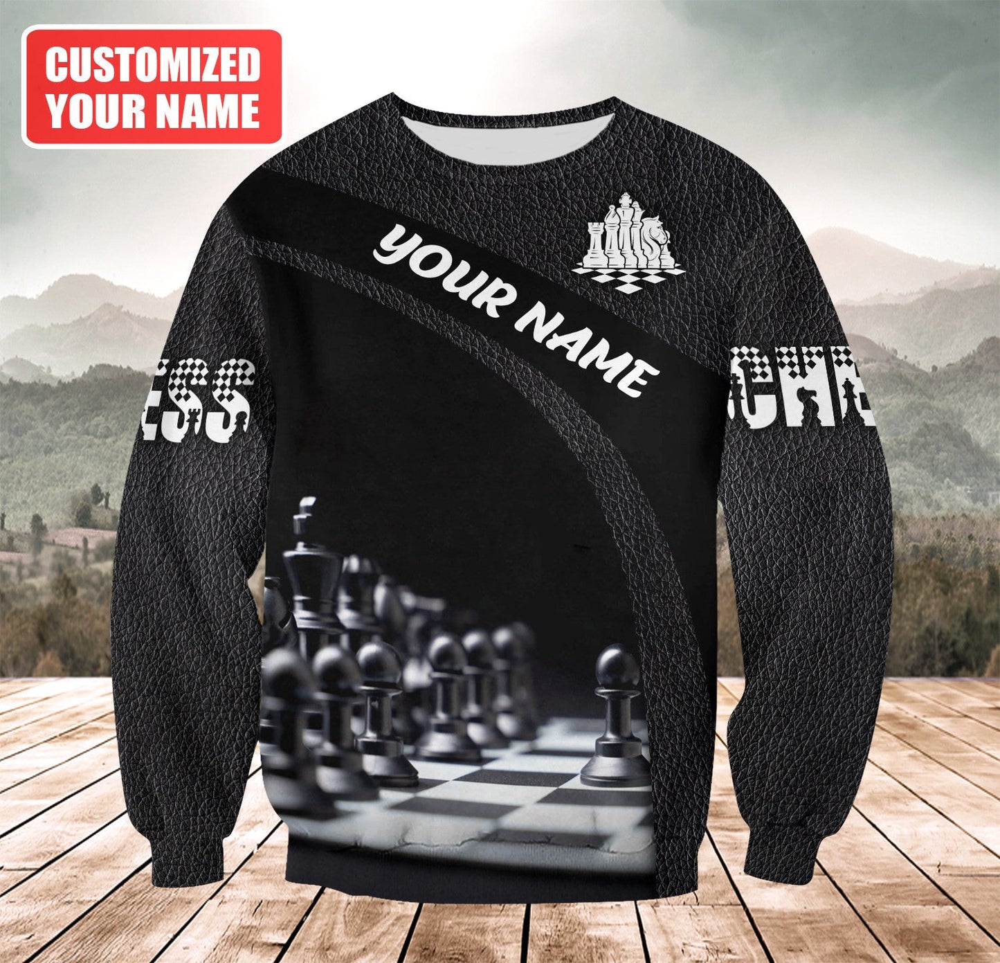 Personalized Name Chess Q4 All Over Printed Unisex Shirt