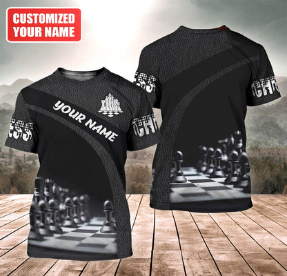 Personalized Name Chess Q4 All Over Printed Unisex Shirt