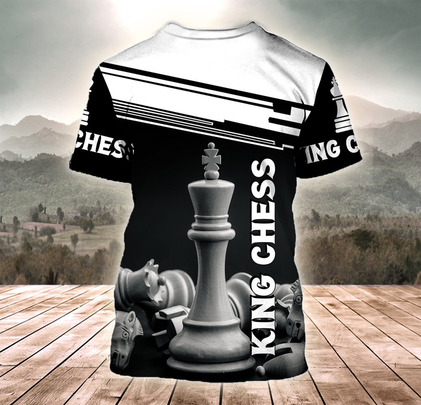 Personalized Name King Chess Q5 All Over Printed Unisex Shirt