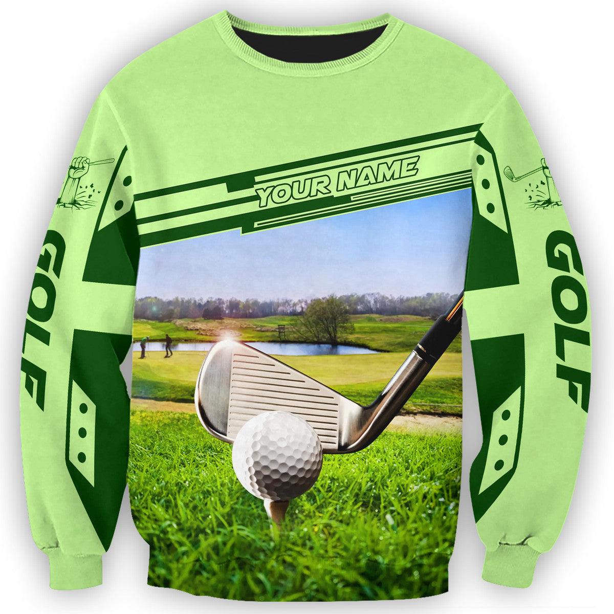 Personalized Name Golf Q9 All Over Printed Unisex Shirt