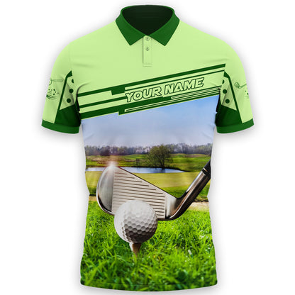 Personalized Name Golf Q9 All Over Printed Unisex Shirt