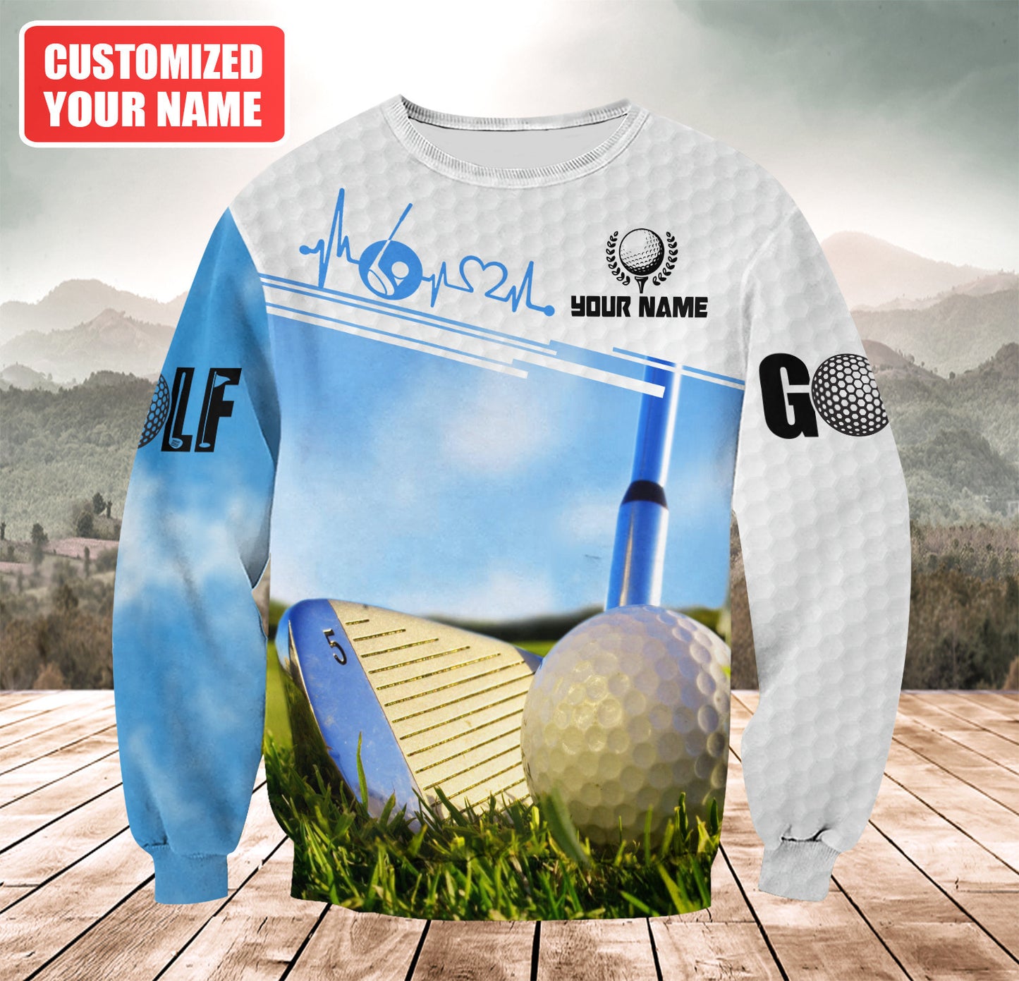 Personalized Name Golf Q10 All Over Printed Unisex Shirt