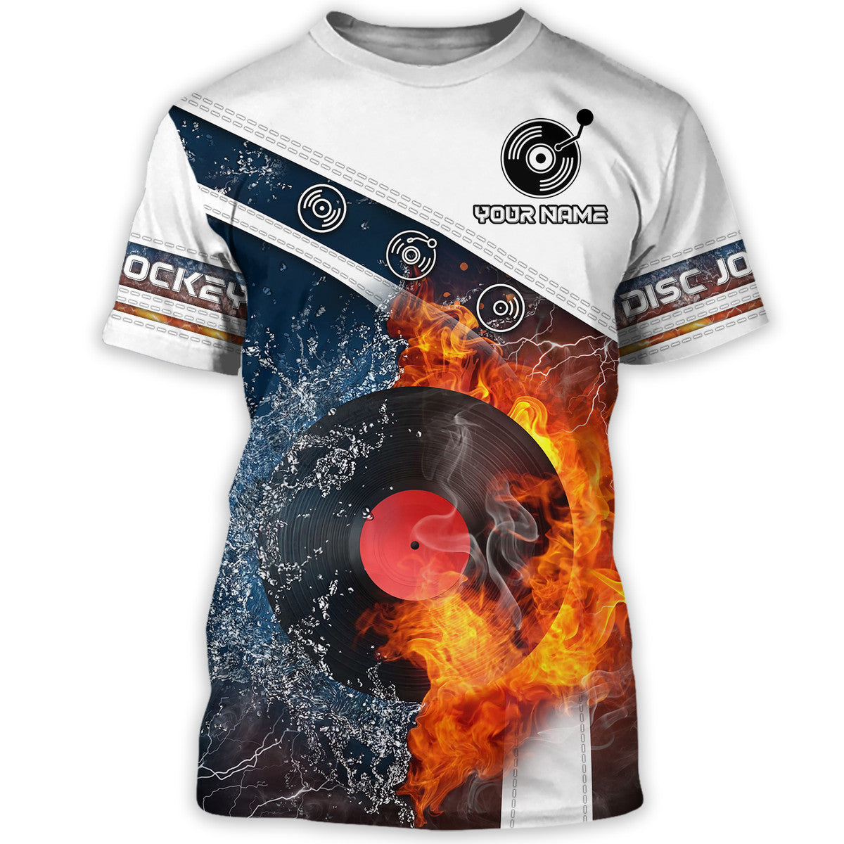 Personalized Name DJ Disc Jockey Q19 All Over Printed Unisex Shirt