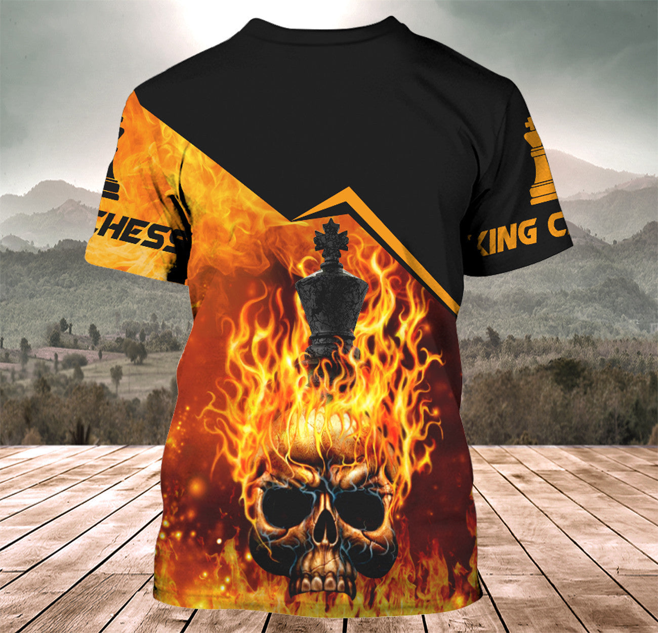 Personalized Name King Chess Q6 All Over Printed Unisex Shirt