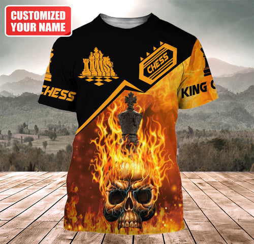 Personalized Name King Chess Q6 All Over Printed Unisex Shirt