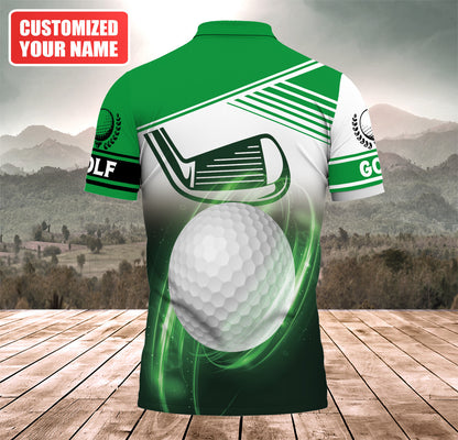 Personalized Name Golf Q15 All Over Printed Unisex Shirt