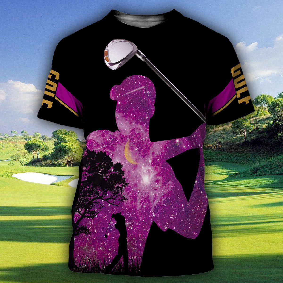 Personalized Name Golf Q16 All Over Printed Unisex Shirt
