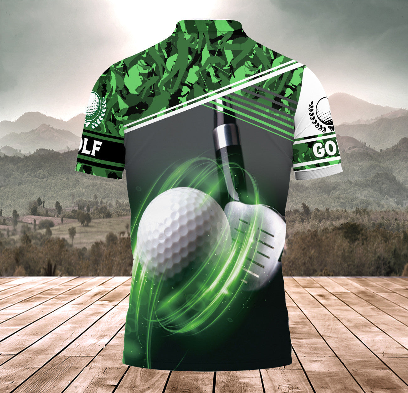 Personalized Name Golf Q17 All Over Printed Unisex Shirt