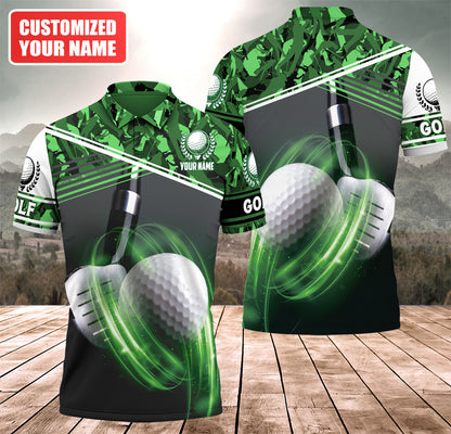 Personalized Name Golf Q17 All Over Printed Unisex Shirt