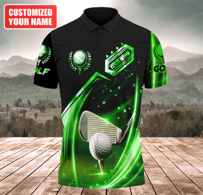 Personalized Name Golf Q18 All Over Printed Unisex Shirt