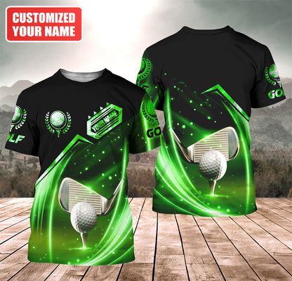 Personalized Name Golf Q18 All Over Printed Unisex Shirt