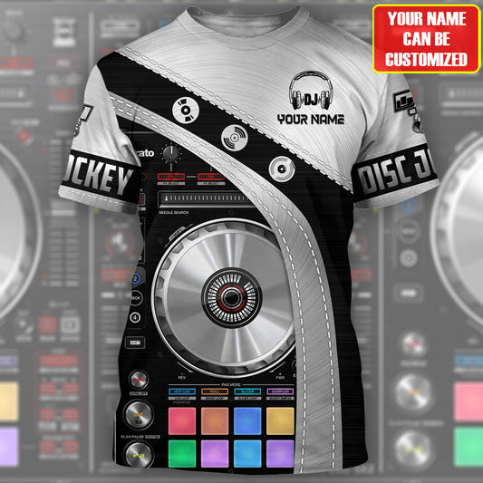 Personalized Name DJ Disc Jockey Q33 All Over Printed Unisex Shirt