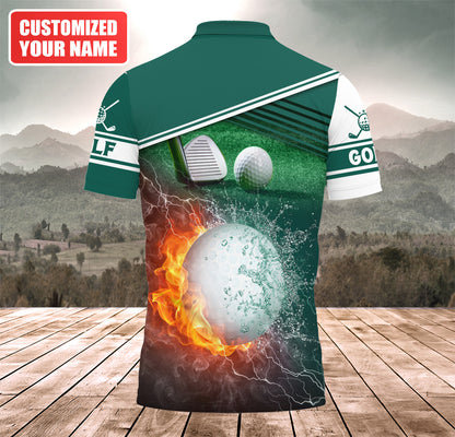 Personalized Name Golf Q20 All Over Printed Unisex Shirt