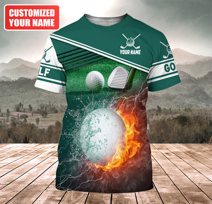 Personalized Name Golf Q20 All Over Printed Unisex Shirt