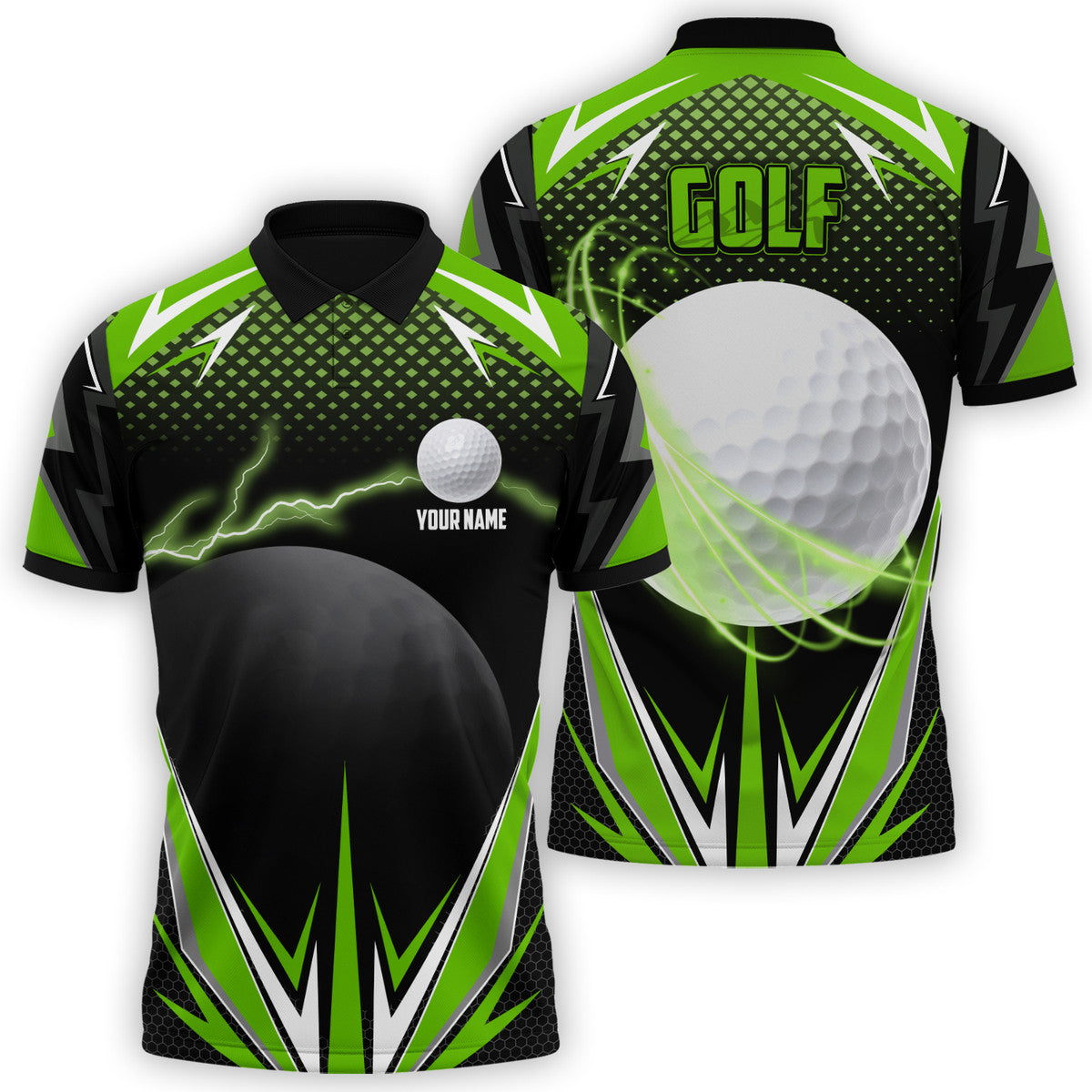 Personalized Name Golf Q21 All Over Printed Unisex Shirt