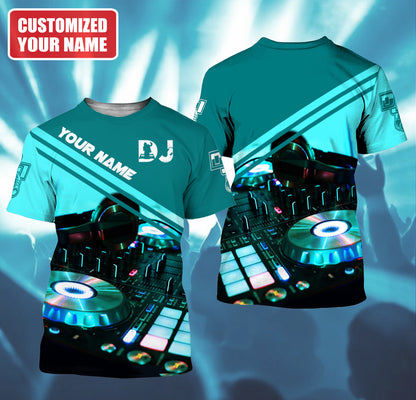 Personalized Name DJ Disc Jockey Q38 All Over Printed Unisex Shirt