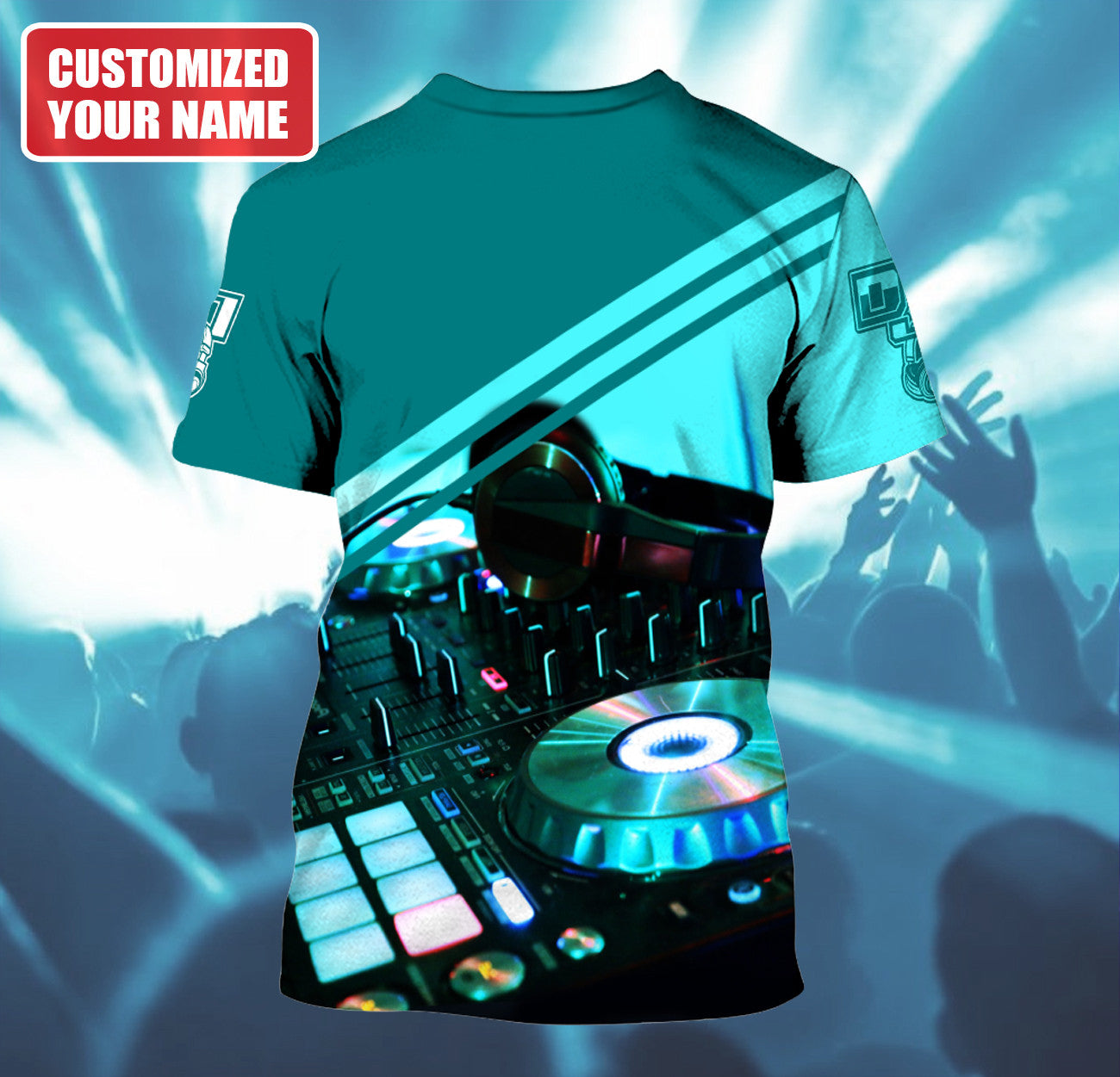 Personalized Name DJ Disc Jockey Q38 All Over Printed Unisex Shirt