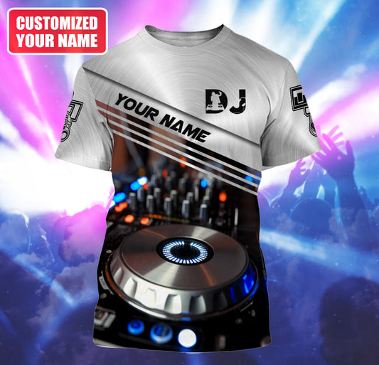 Personalized Name DJ Disc Jockey Q39 All Over Printed Unisex Shirt